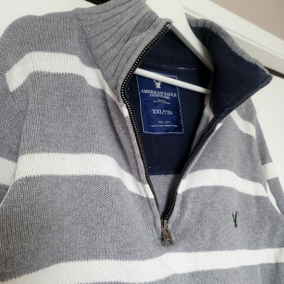American Eagle Outfitters Stripe Pullover Knit Sweater Size XXL - Picture 8 of 13